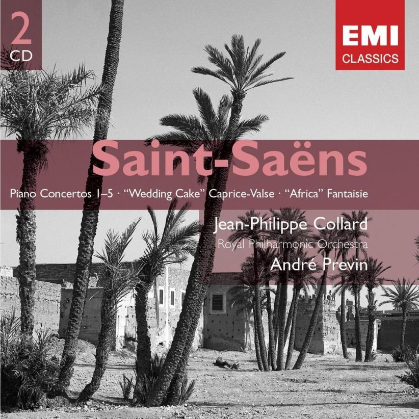 Jean-Phillipe Collard - Saint-Saens: Piano Concertos 1-5 etc. on CD