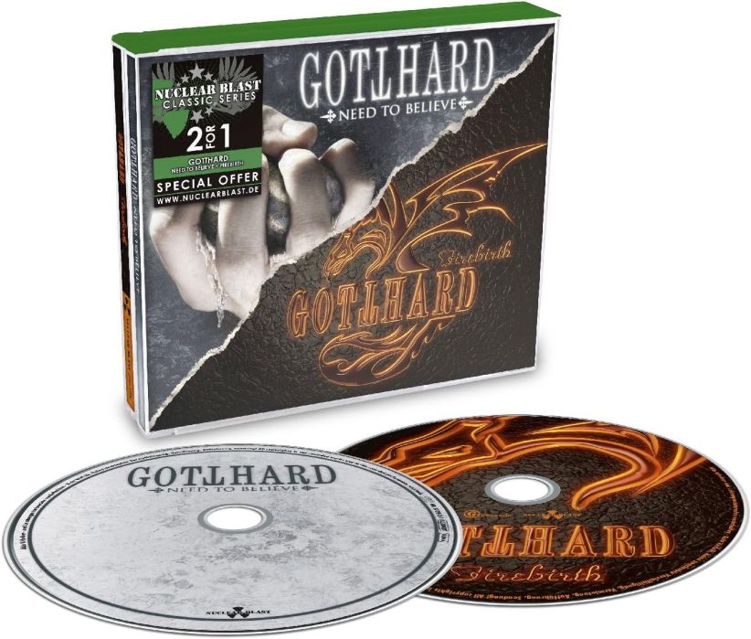 Gotthard - Need To Believe / Firebirth on CD