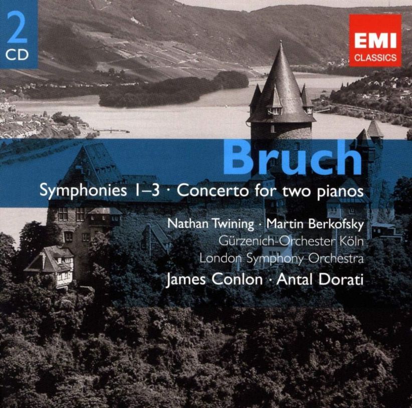 Max Bruch - Bruch: Symphonies 1-3 / Concerto for two pianos on CD