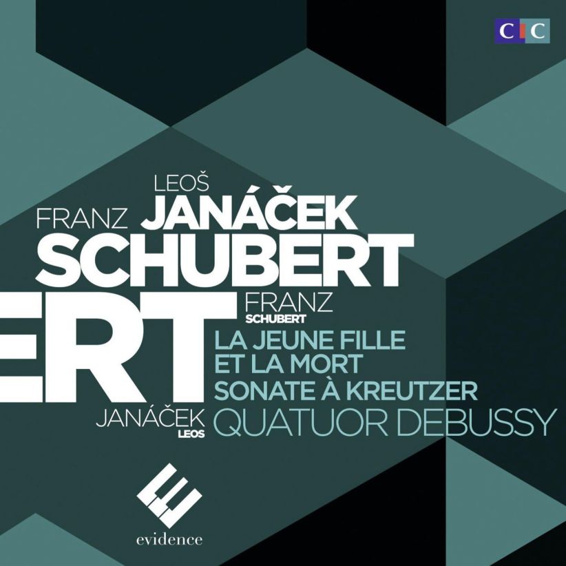 Quatuor Debussy - Schubert: String Quartet N14, Janacek: String Quartet N1 on CD