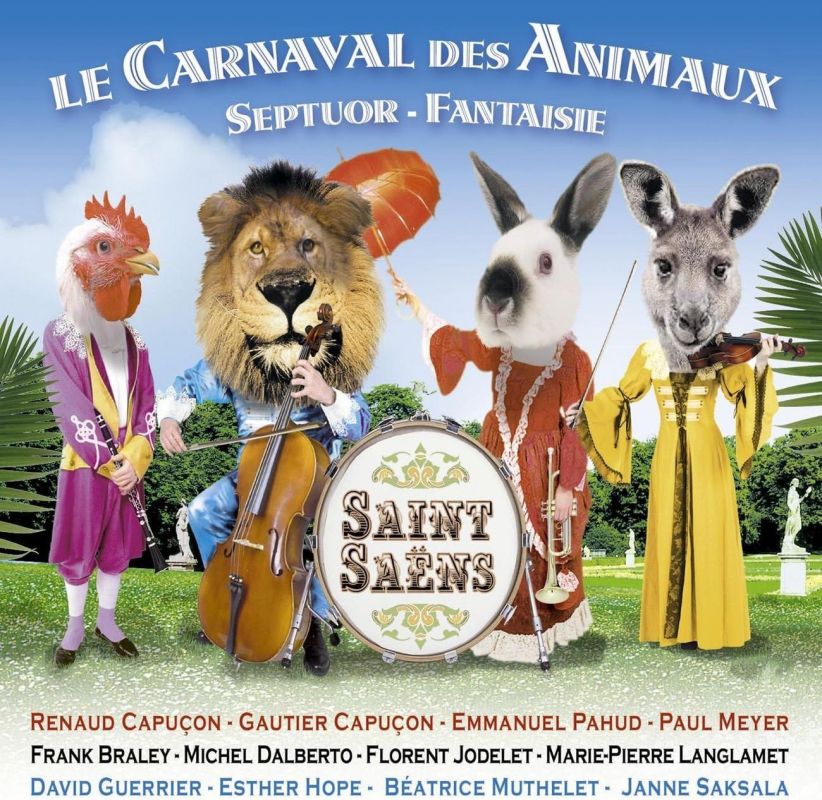 Camille Saint-Saens - Le Carnaval des Animaux, Septuor-Fantaisie on CD