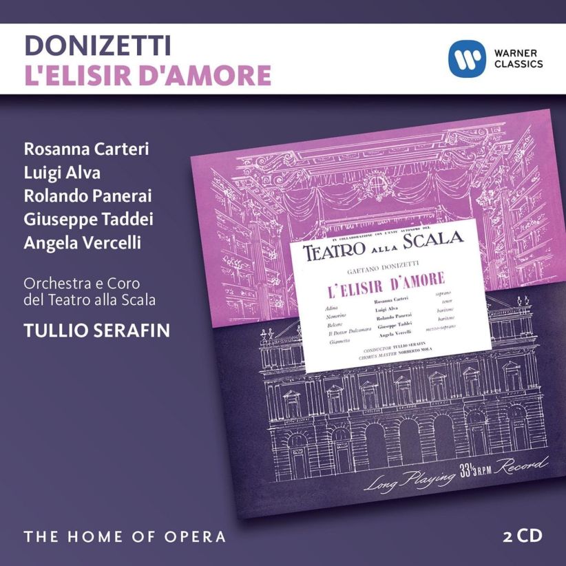Tullio Serafin - Donizetti: L'elisir d'amore (Home of Opera) on CD