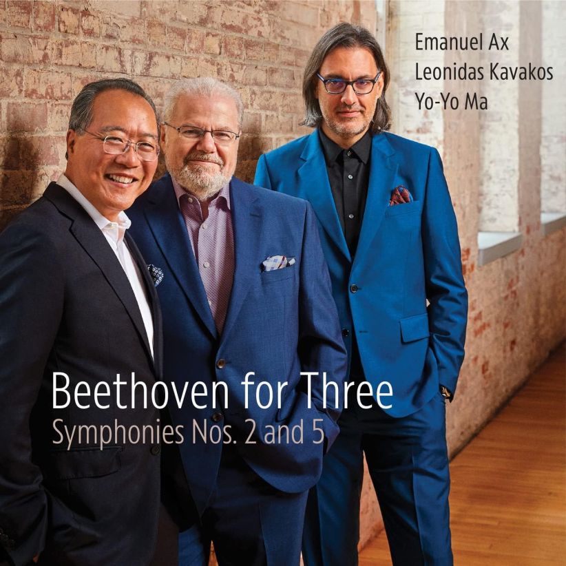 Leonidas Kavakos & Emanuel Ax Yo-Yo Ma - Beethoven For Three: Symphonies Nos. 2 And 5 on CD