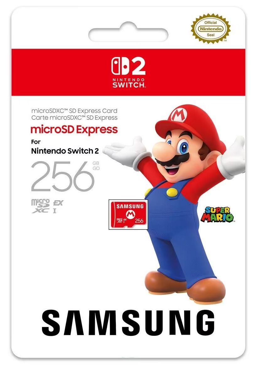 Samsung microSD Express Card on Nintendo Switch 2