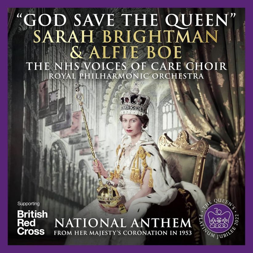 Alfie Boe HM Queen Elizabeth II / Sarah Brightman - God Save The Queen - Double A-side single on CD