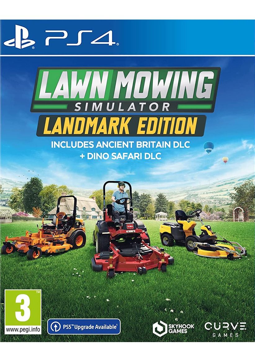 Lawn Mowing Simulator Landmark Edition on PlayStation 4