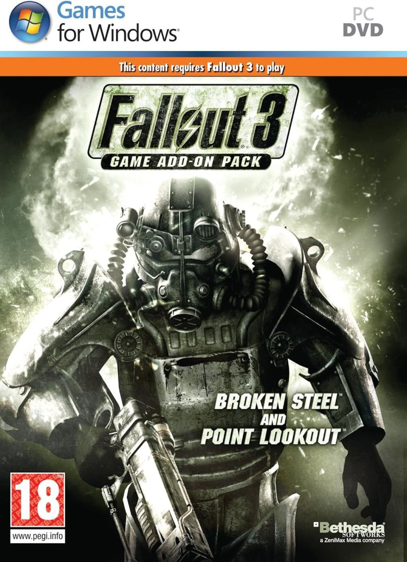 Fallout 3: Game Add-On Pack - Broken Steel and Point Lookout on PC