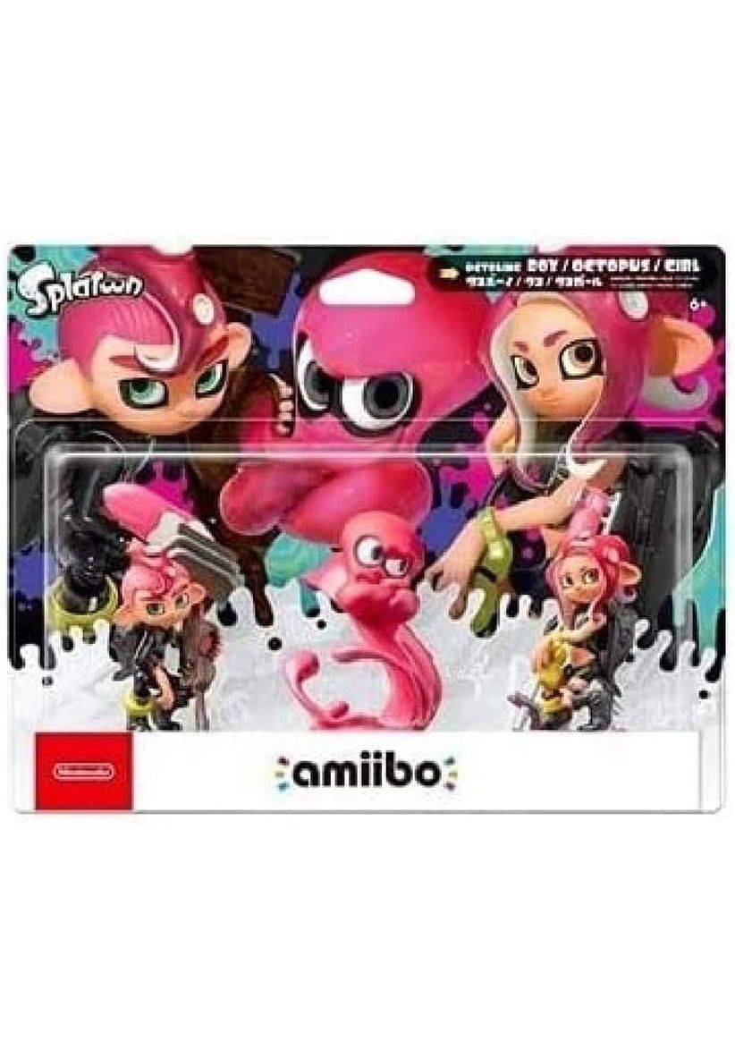 Octoling Triple Pack (Octoling Boy + Octopus + Girl) amiibo (Splatoon Collection) on Nintendo Switch