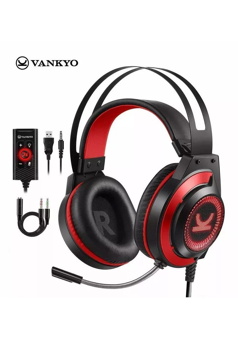 VANKYO CM7000 Pro 7.1 Gaming Headset Red/Black (Headset) on Xbox Series X | S