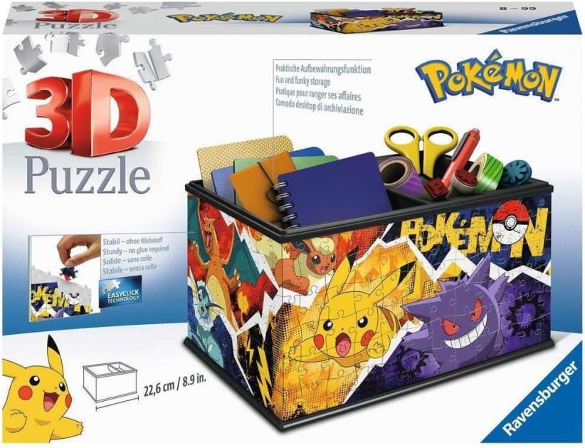 Pokemon 3D Puzzle Storage Box (216 pieces) (Storage Box)