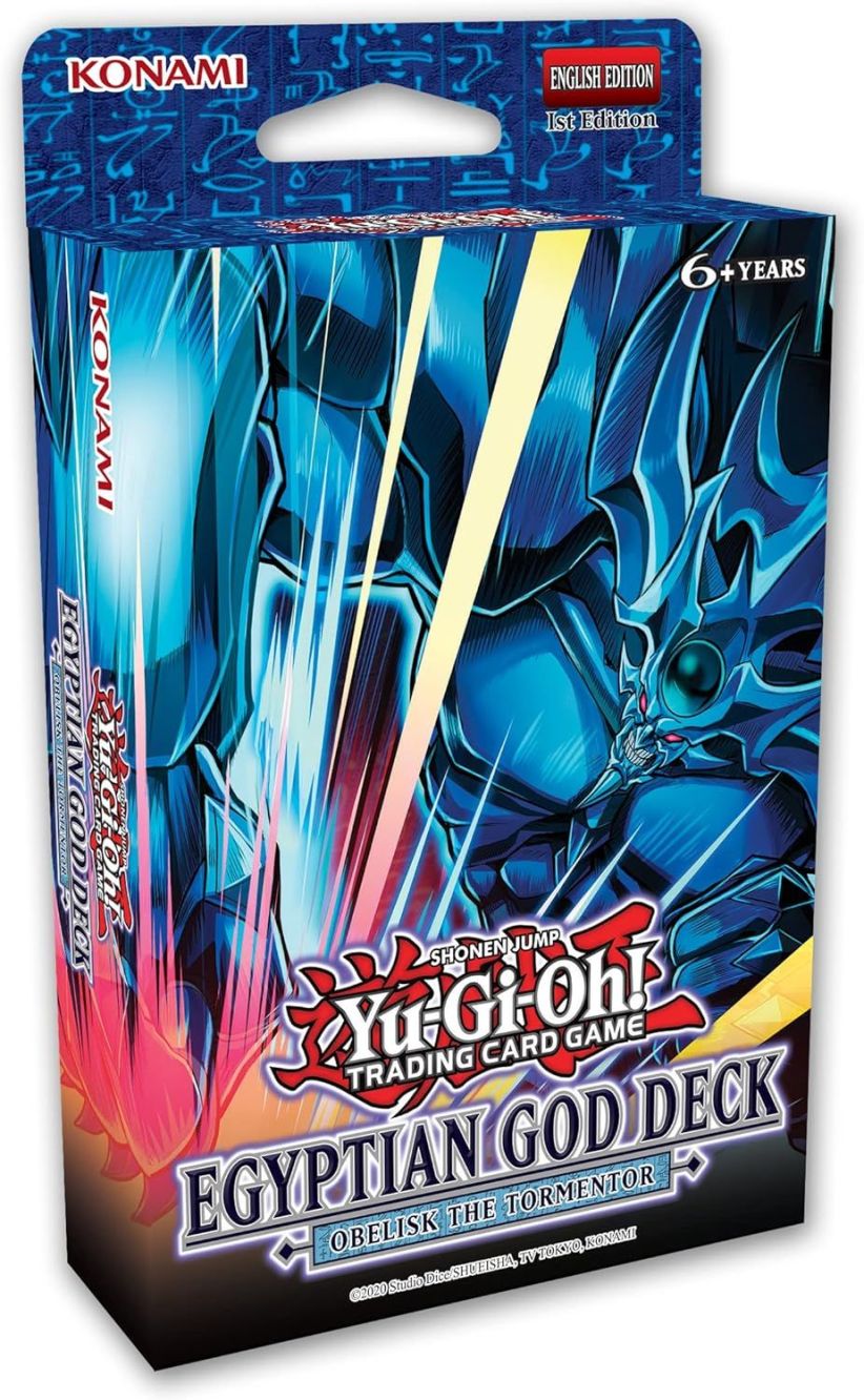 YU-GI-OH! Egyptian God Deck Unlimited Reprint: Obelisk the Tormentor on Trading Cards