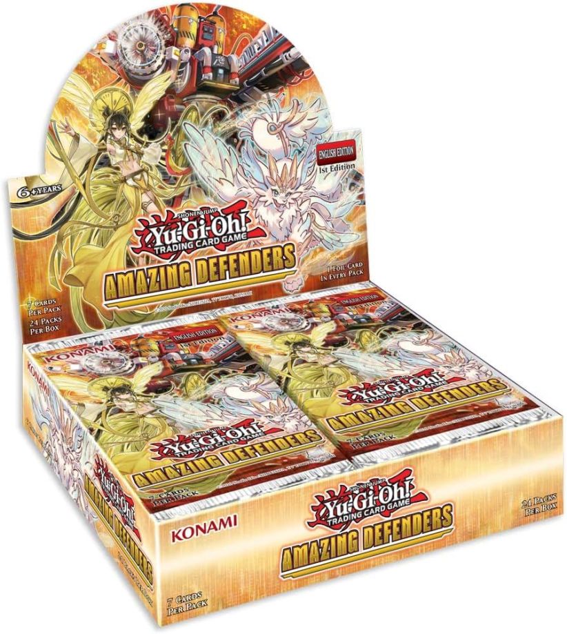 Yu-Gi-Oh! TCG Amazing Defenders Booster Box (24 Packs) on Trading Cards