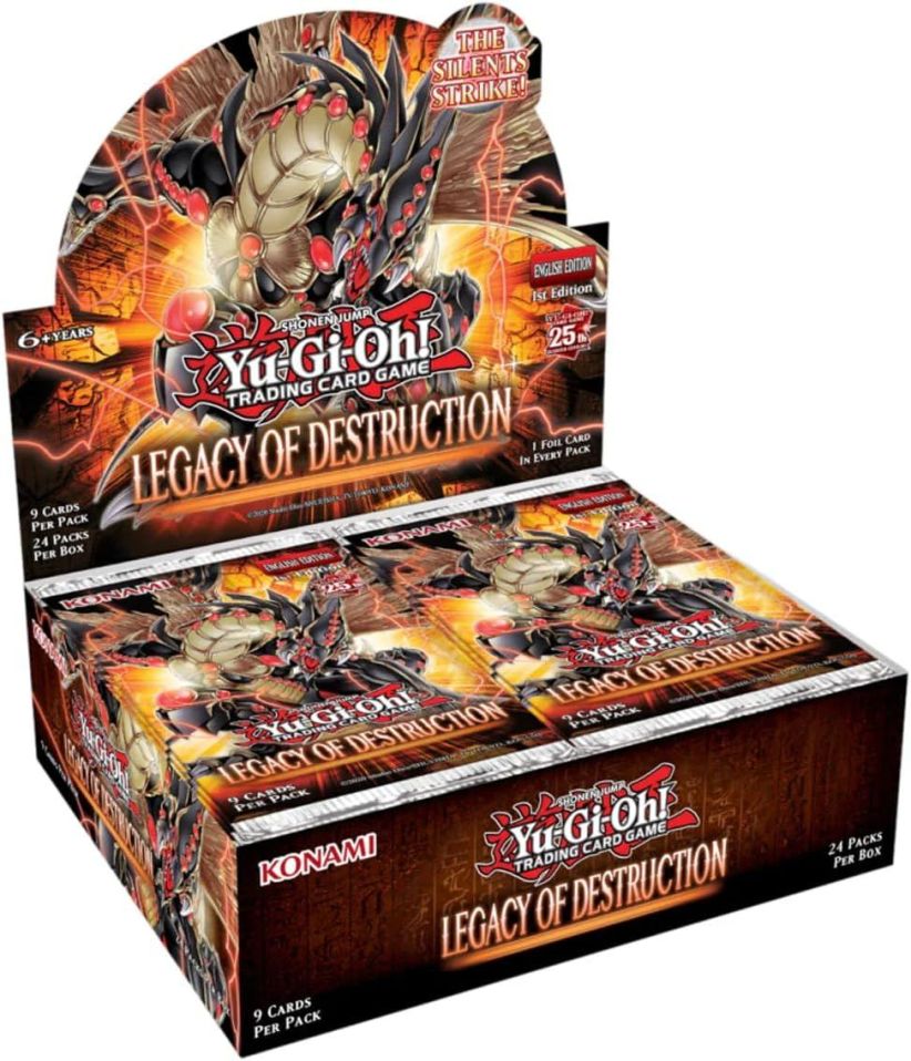 Yu Gi Oh! Legacy of Destruction Display (24 Packs) on Trading Cards