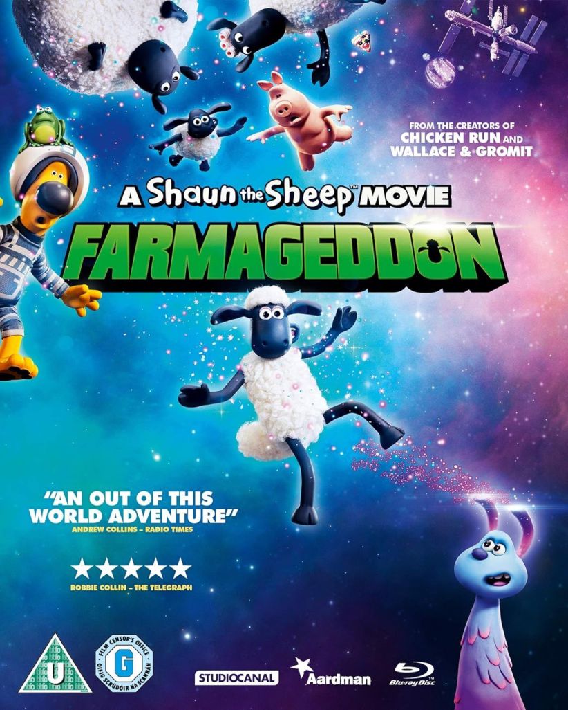A Shaun The Sheep Movie: Farmageddon on Blu-ray