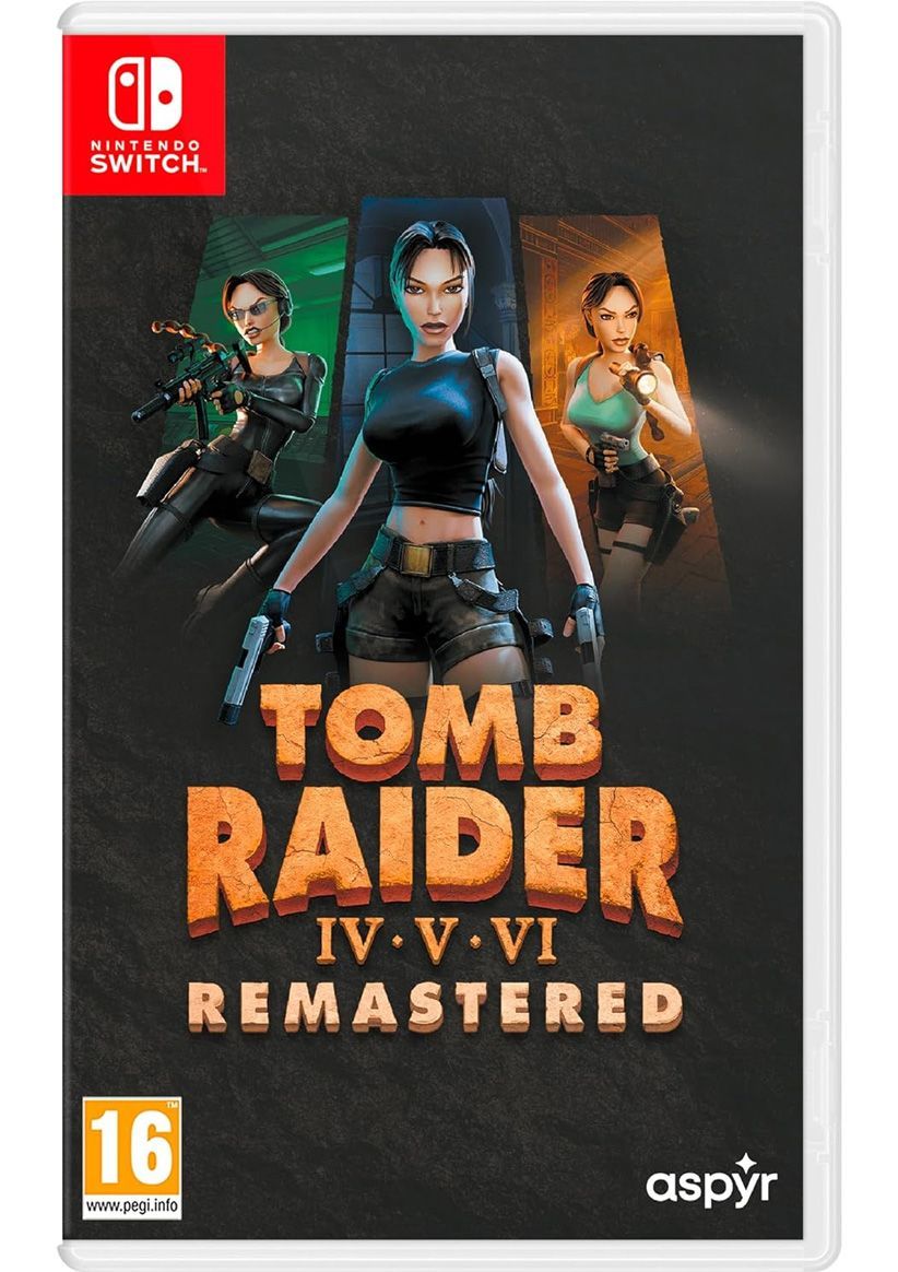 Tomb Raider IV-VI Remastered Starring Lara Croft on Nintendo Switch