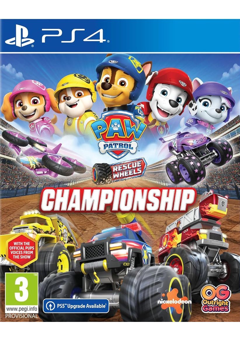 PAW Patrol Rescue Wheels: Championship on PlayStation 4