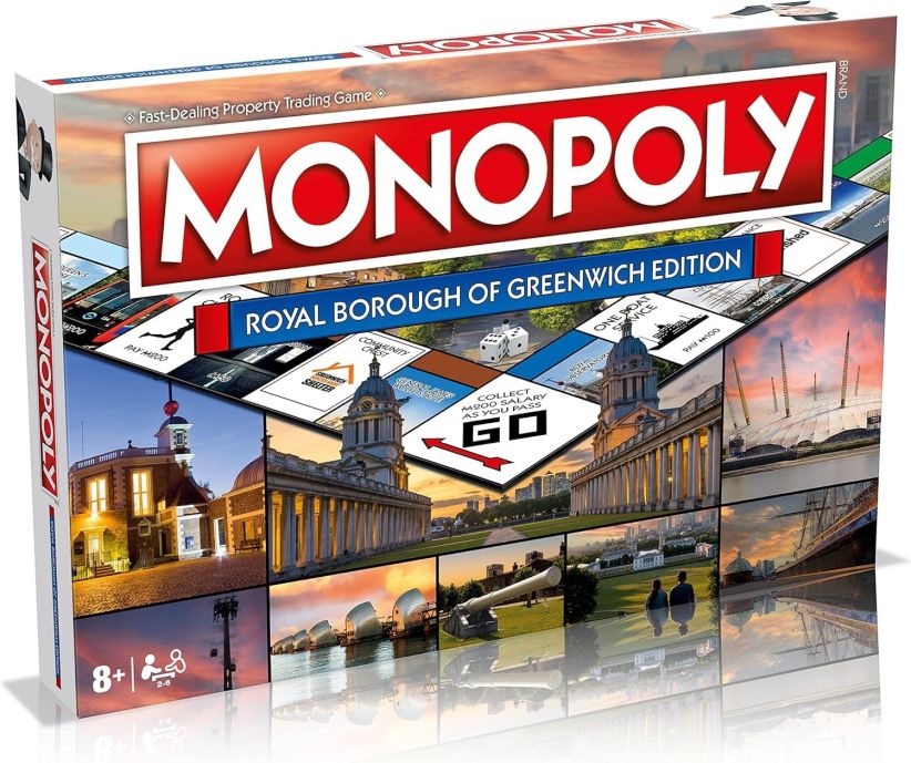 Greenwich Monopoly Board Game (Board Game)