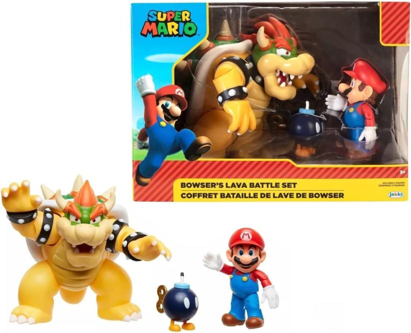 Nintendo Bowsers Lava Battle Set (Action Figures) on Action Figures
