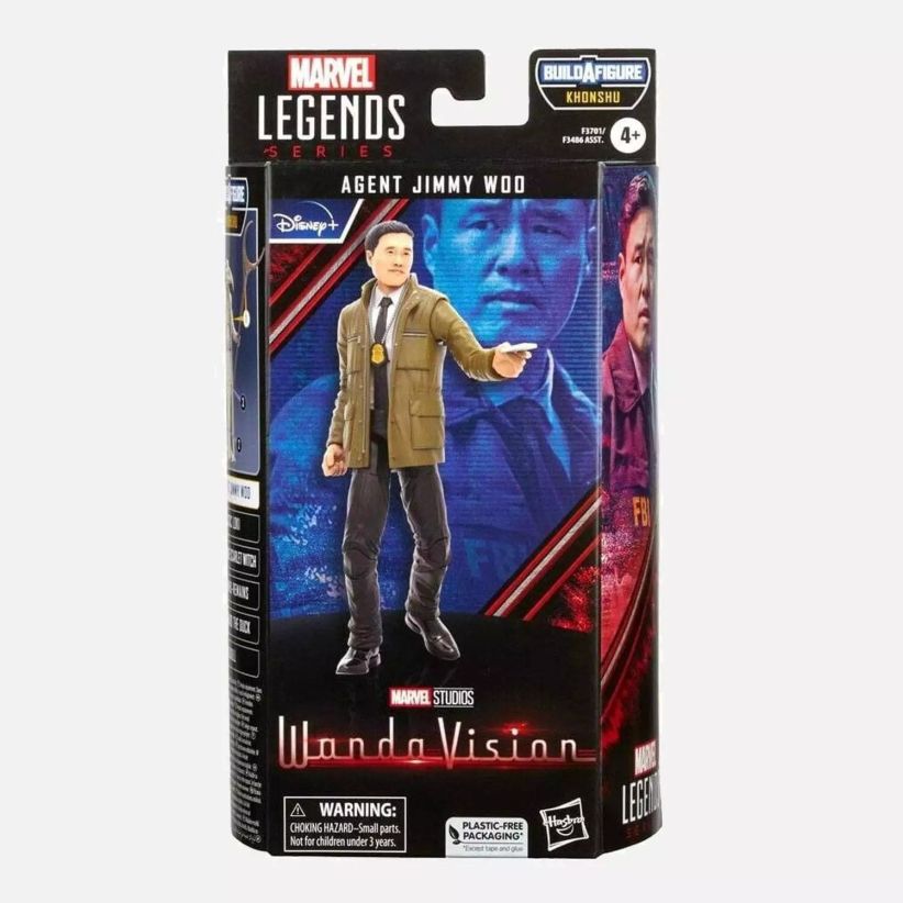 Marvel Legends Series MCU Disney Plus Wandavision Agent Jimmy Woo (Action Figure) on Action Figures