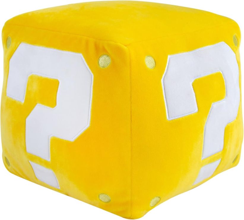 Club Mocchi Mocchi - Super Mario Mega Question Block (Soft Toy) on 
